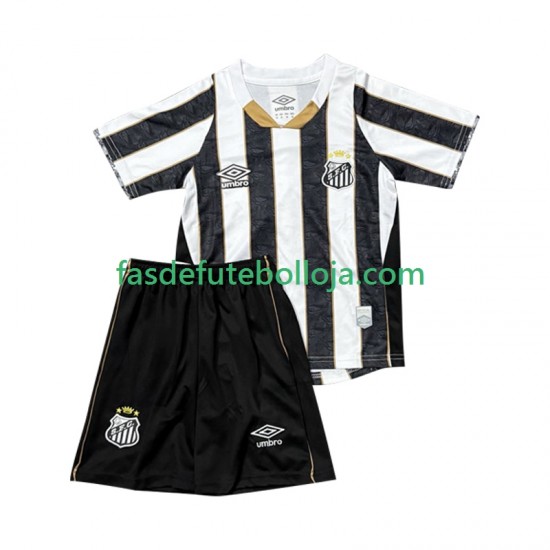 Camisola 2º Equipamento Santos FC 2025-2026 Manga Curta ,Criança