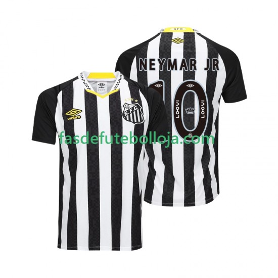Camisola 2º Equipamento Santos FC NEYMAR JR 10 2025-2026 Manga Curta ,Homem