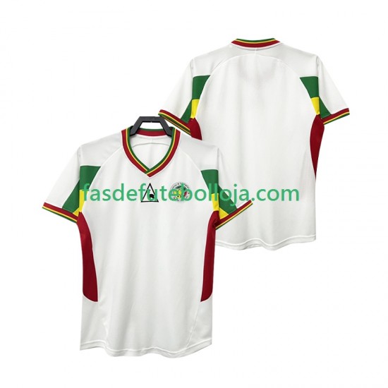 Camisola 1º Equipamento Seleção Senegalesa 2002 Manga Curta Retro ,Homem