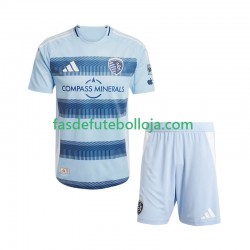 Camisola 1º Equipamento Sporting Kansas City 2025 Manga Curta ,Criança