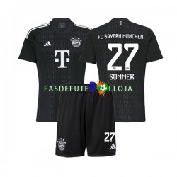 Camisola Guarda-redes 1º Equipamento Bayern de Munique Yann Sommer 27 2023-2024 Manga Curta ,Criança