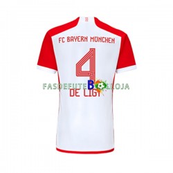 Camisola 1º Equipamento Bayern de Munique Matthijs de Ligt 4 2023-2024 Manga Curta ,Homem