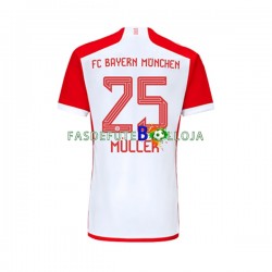 Camisola 1º Equipamento Bayern de Munique Thomas Muller 25 2023-2024 Manga Curta ,Homem