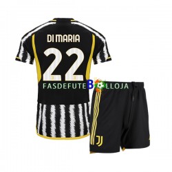 Camisola 1º Equipamento Juventus Angel Di Maria 22 2023-2024 Manga Curta ,Criança