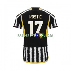Camisola 1º Equipamento Juventus Filip Kostic 17 2023-2024 Manga Curta ,Homem