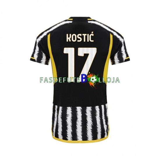 Camisola 1º Equipamento Juventus Filip Kostic 17 2023-2024 Manga Curta ,Homem