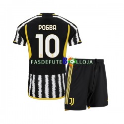 Camisola 1º Equipamento Juventus Paul Pogba 10 2023-2024 Manga Curta ,Criança