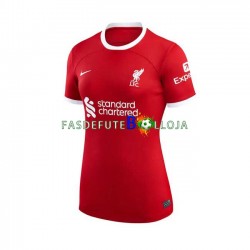 Camisola 1º Equipamento Liverpool 2023-2024 Manga Curta ,Feminina