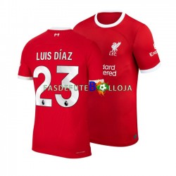 Camisola 1º Equipamento Liverpool Luis Diaz 23 2023-2024 Manga Curta ,Homem