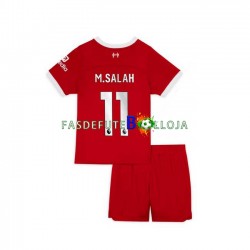 Camisola 1º Equipamento Liverpool M.Salah 11 2023-2024 Manga Curta ,Criança
