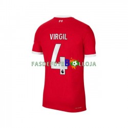 Camisola 1º Equipamento Liverpool Virgil van Dijk 4 2023-2024 Manga Curta ,Homem