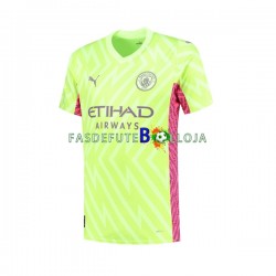 Camisola Guarda-redes 3º Equipamento Manchester City 2023-2024 Manga Curta ,Homem