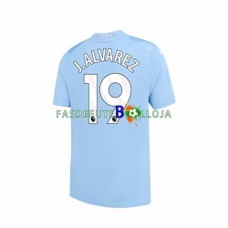 Camisola 1º Equipamento Manchester City J. ALVAREZ 19 2023-2024 Manga Curta ,Homem