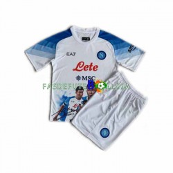 Camisola 1º Equipamento Napoli Face Game Minjae 3 2022-2023 Manga Curta ,Criança