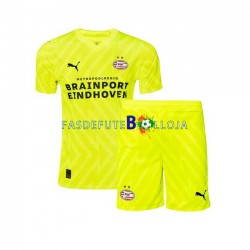Camisola Guarda-redes 2º Equipamento PSV Eindhoven 2023-2024 Manga Curta ,Criança