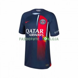 Camisola 1º Equipamento Paris Saint-Germain Hakimi 2 2023-2024 Manga Curta ,Homem