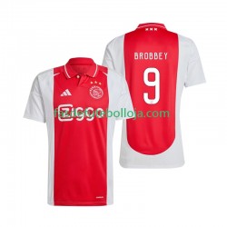 Camisola 1º Equipamento AFC Ajax Brian Brobbey 9 2024-2025 Manga Curta ,Homem