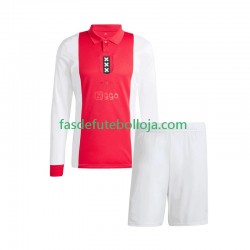 Camisola 1º Equipamento AFC Ajax Anniversary 2024-2025 Manga Comprida ,Criança