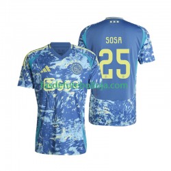 Camisola 2º Equipamento AFC Ajax Wout Weghorst 25 2024-2025 Manga Curta ,Homem