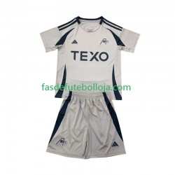 Camisola 3º Equipamento Aberdeen 2024-2025 Manga Curta ,Criança
