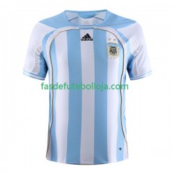 Camisola 1º Equipamento Seleção Argentina 2006 Manga Curta Retro ,Homem