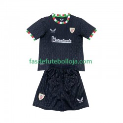 Camisola 4º Equipamento Athletic Bilbao 2024-2025 Manga Curta ,Criança