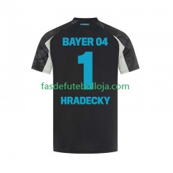 Camisola 3º Equipamento Bayer 04 Leverkusen HRADECKY 1 2024-2025 Manga Curta ,Homem