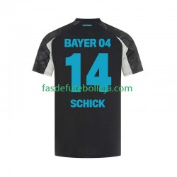 Camisola 3º Equipamento Bayer 04 Leverkusen Patrik Schick 14 2024-2025 Manga Curta ,Homem