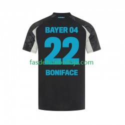 Camisola 3º Equipamento Bayer 04 Leverkusen Victor Boniface 22 2024-2025 Manga Curta ,Homem