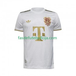 Camisola 1º Equipamento Bayern de Munique Branco 125th Anniversary 2024-2025 Manga Curta ,Homem