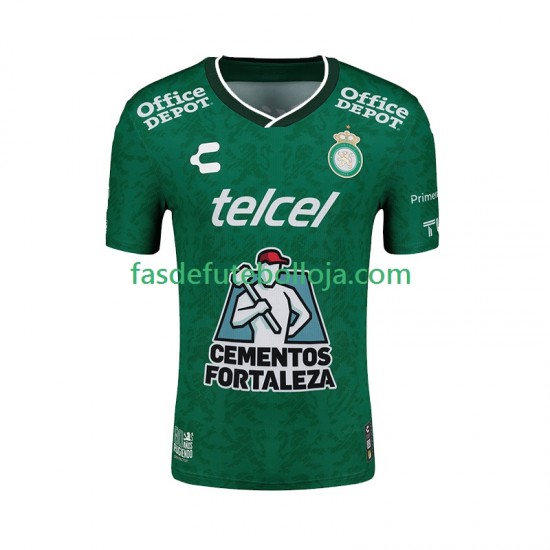 Camisola 1º Equipamento Club Leon 2024-2025 Manga Curta ,Homem