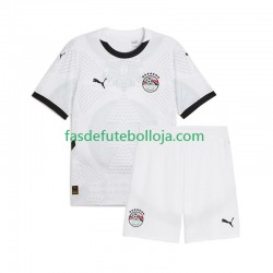 Camisola 2º Equipamento Seleção Egípcia 2024-2025 Manga Curta ,Criança