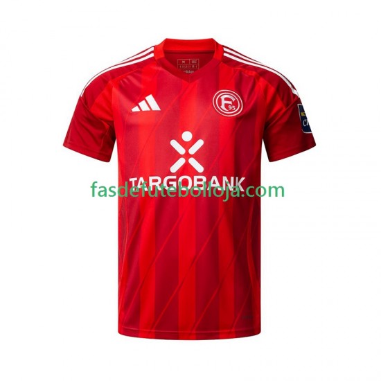 Camisola 1º Equipamento Fortuna Dusseldorf 2024-2025 Manga Curta ,Homem