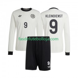 Camisola 1º Equipamento Seleção Alemã Tim Kleindienst 9 ANVERSARY 2025 Manga Comprida ,Criança