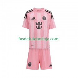 Camisola 1º Equipamento Inter Miami 2025 Manga Curta ,Criança Camisola 1º Equipamento Inter Miami 2025 Manga Curta ,Criança
