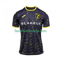 Camisola 2º Equipamento Norwich City 2024-2025 Manga Curta ,Homem