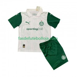 Camisola 2º Equipamento Palmeiras 2025 Manga Curta ,Criança