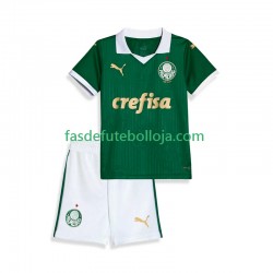 Camisola 1º Equipamento Palmeiras 2024 Manga Curta ,Criança