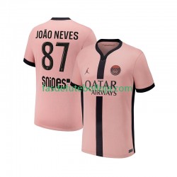 Camisola 3º Equipamento Paris Saint-Germain Joao Neves 87 2024-2025 Manga Curta ,Homem