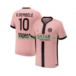 Camisola 3º Equipamento Paris Saint-Germain Ousmane Dembele 10 2024-2025 Manga Curta ,Homem