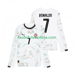 Camisola 2º Equipamento Seleção Portuguesa Cristiano Ronaldo 7 2025 Manga Comprida ,Homem