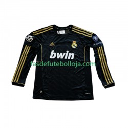 Camisola 2º Equipamento Real Madrid Cristiano Ronaldo 7 -2012 2011 Manga Comprida ,Homem