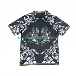 Camisola 1º Equipamento Real Madrid Preto Versace Edition 2024-2025 Manga Curta ,Homem