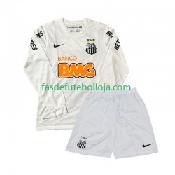 Camisola 1º Equipamento Santos 2012 2011 Manga Comprida Retro ,Criança Camisola 1º Equipamento Santos 2012 2011 Manga Comprida Retro ,Criança