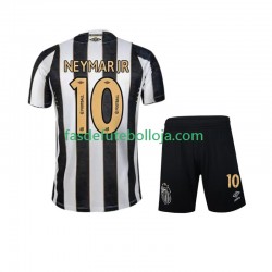 Camisola 2º Equipamento Santos Neymar JR 10 2024-2025 Manga Curta ,Criança