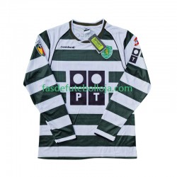 Camisola 1º Equipamento Sporting CP 2001 2003 Manga Comprida Retro ,Homem