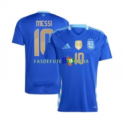 Camisola 2º Equipamento Seleção Argentina Lionel Messi 10 Copa America 2024 Manga Curta ,Homem