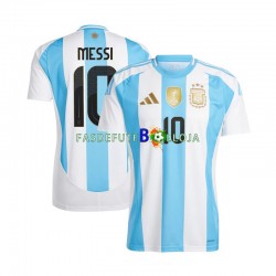 Camisola 1º Equipamento Seleção Argentina Lionel Messi 10 Copa America 2024 Manga Curta ,Homem