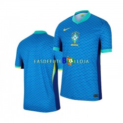 Camisola 2º Equipamento Seleção Brasileira Copa America 2024 Manga Curta ,Homem