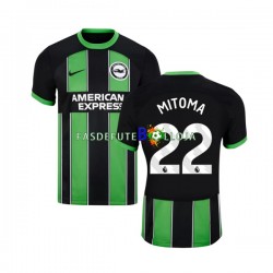 Camisola 2º Equipamento Brighton Hove Albion Mitoma 22 2023-2024 Manga Curta ,Homem